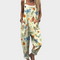Comfortable Printed Dungarees, Green - Print 3