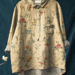 Paula | Women's Vintage Floral Print Casual Blouse