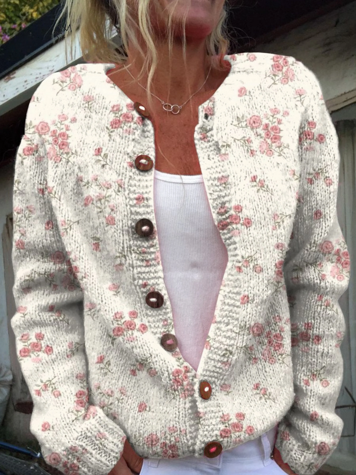 Yasmin | Floral Autumn Cardigan