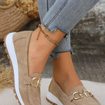 Ellie - Flat Buckle Loafers