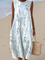 Joy - Classic Midi Dress with Floral Pattern