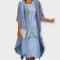 Marilla - Elegant Two-Piece Chiffon Dress