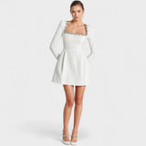 Elea | Satin Mini Dress