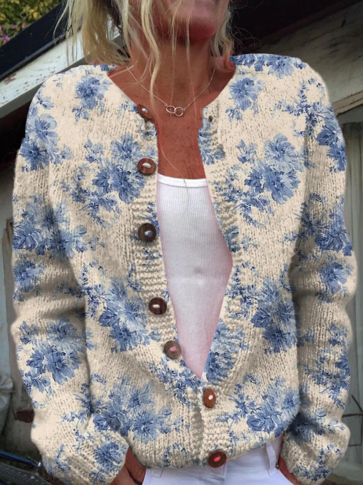 Quinn | Floral Autumn Cardigan