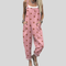 Comfortable Printed Dungarees, Pink - Print 3