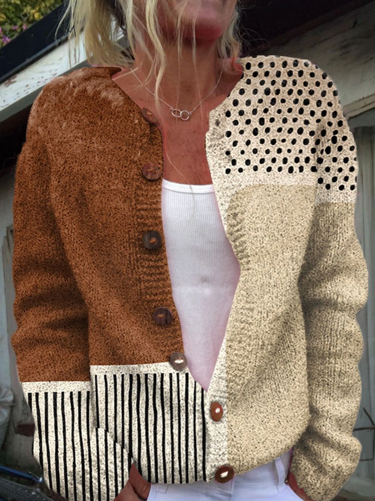 Poppy | Patchwork Autumn Cardigan