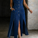 Adeline - Open-Front Waistcoat Dress