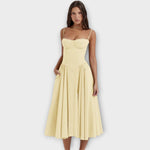 Gesine - Sleeveless Corset Midi Dress