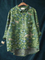 Lotte | Vintage Floral and Animal Print Casual Blouse