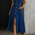 Adeline - Open-Front Waistcoat Dress