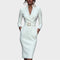 Jana | Elegant Black Shift Dress with Belt