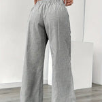Alina™ | Elegant Striped Trousers with Pockets