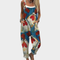Comfortable Printed Dungarees, Multicoloured - Print 7