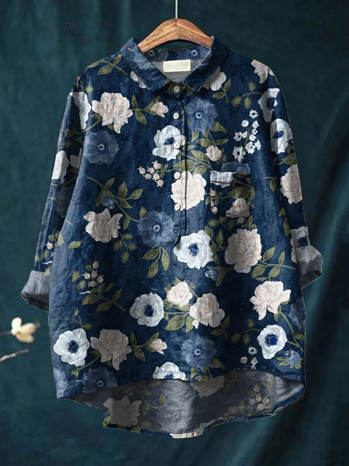 Martha | Relaxed Floral Print Blouse