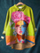 Martha | Casual Blouse Featuring Frida Portrait in Oil Print