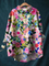 Rose | Women's Casual Blouse Featuring Vibrant Spring Floral Design