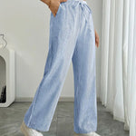 Alina™ | Elegant Striped Trousers with Pockets