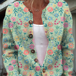 Violet | Floral Autumn Cardigan