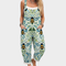Comfortable Printed Dungarees, Multicoloured - Print 14