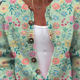 Violet | Floral Autumn Cardigan