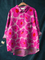 Paula | Women's Casual Blouse Featuring a Vibrant Pink Floral Print