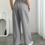Alina™ | Elegant Striped Trousers with Pockets