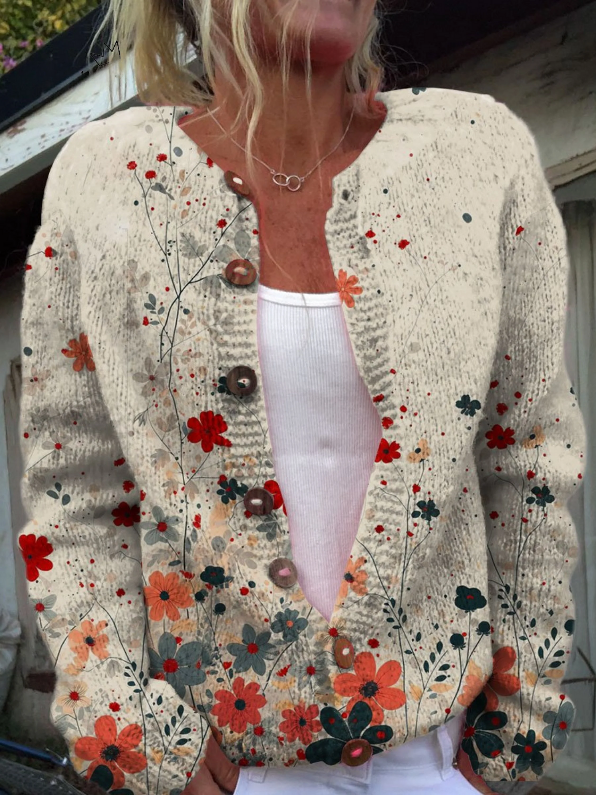 Arabella | Floral Autumn Cardigan