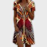 Maja | Elegant Summer Dress with Flowers