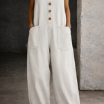 Victoria - Vintage-Wash Denim Dungarees