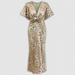 Clarandra |  Copper Midi Dress