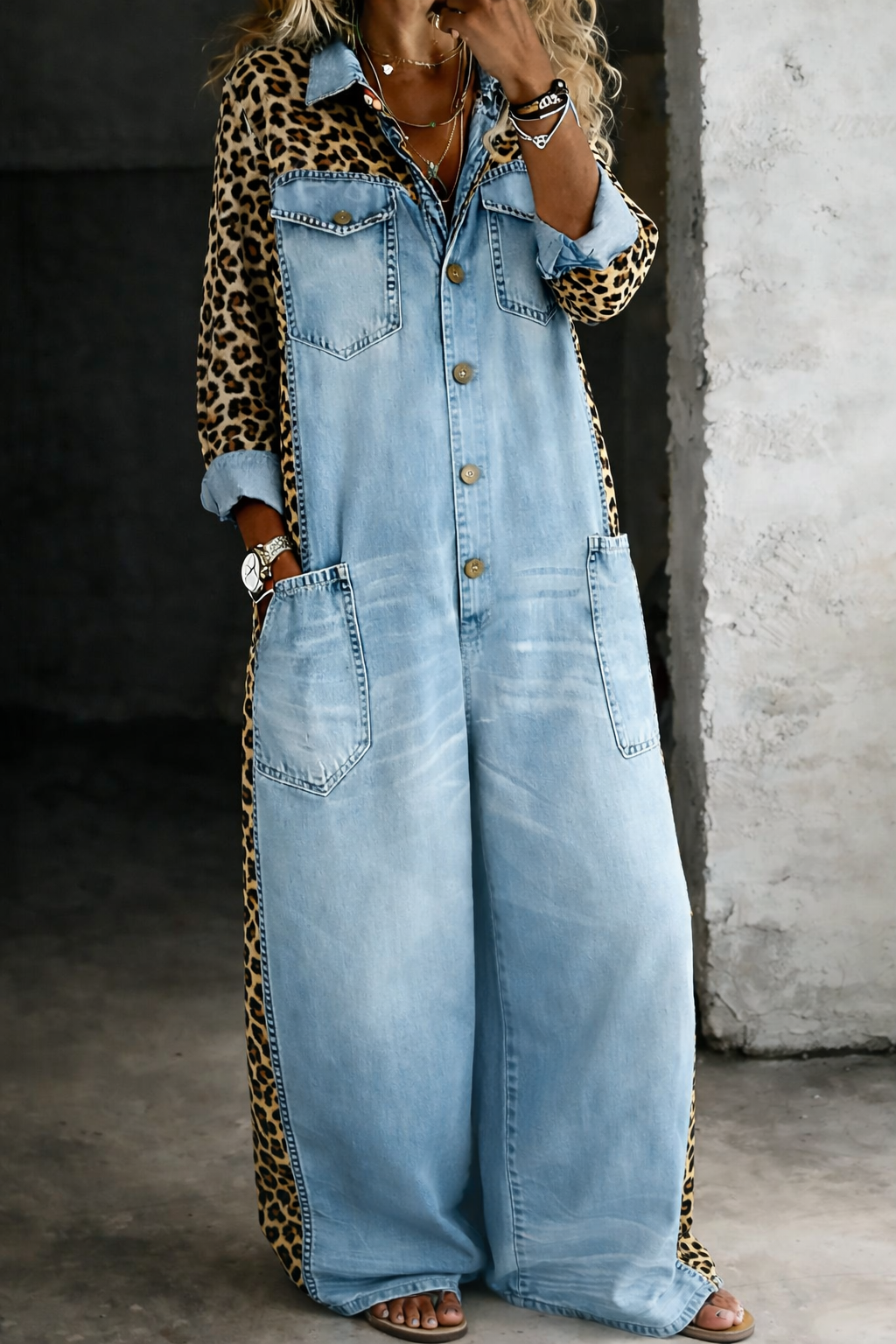 Millie - Denim Jumpsuit