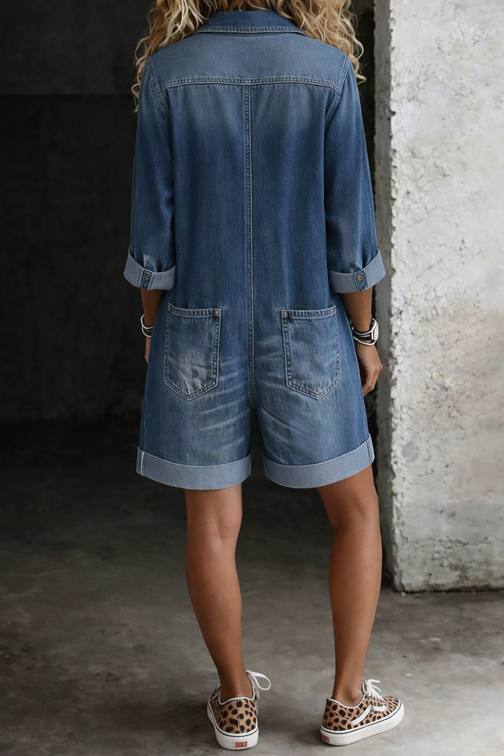 Beatrice - Casual Shorts Jumpsuit