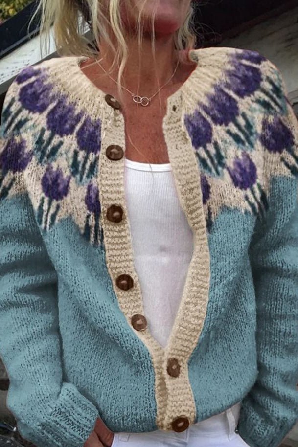 Georgina | Floral Autumn Cardigan