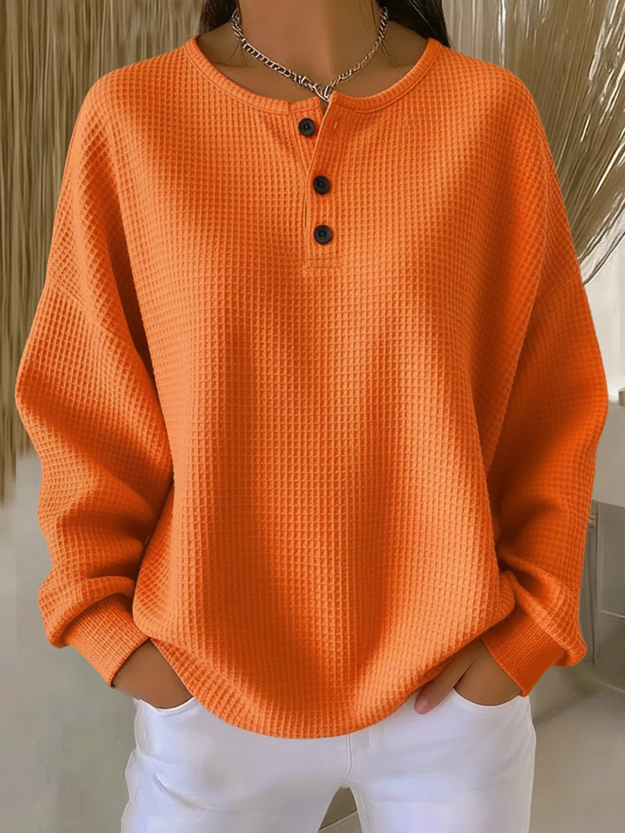Helle™ | Waffle Knit Cosy Jumper
