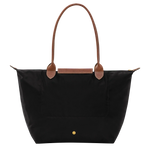 Large Packable Tote Bag, Black