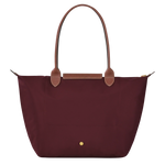 Large Packable Tote Bag, Burgundy