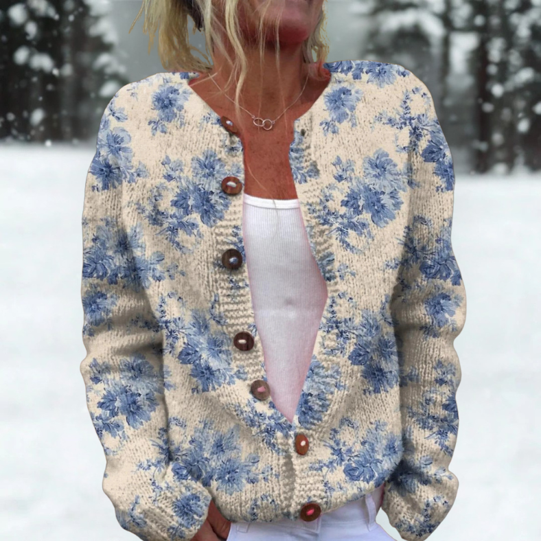 Hailey | Cornflower Bloom Cardigan