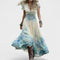Elina | Stylishly Cut Floral Dress