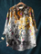 Sophie | Artistic Dog Print Casual Blouse