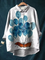 Ida | Casual Blouse Featuring Artistic Balloon and Dog Design