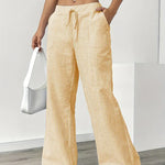 Alina™ | Elegant Striped Trousers with Pockets