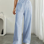 Alina™ | Elegant Striped Trousers with Pockets