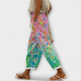 Airish – Distinctive Printed Casual Button Trousers