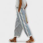 Airish – Distinctive Printed Casual Button Trousers