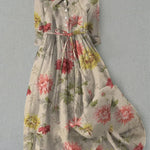 Andrea shirt dress with a tie waist