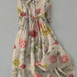 Andrea shirt dress with a tie waist