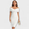 Elegant Dress with V-Neck