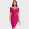 Elegant Dress with V-Neck
