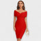 Elegant Dress with V-Neck