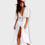 Louisa - Boho Midi Dress